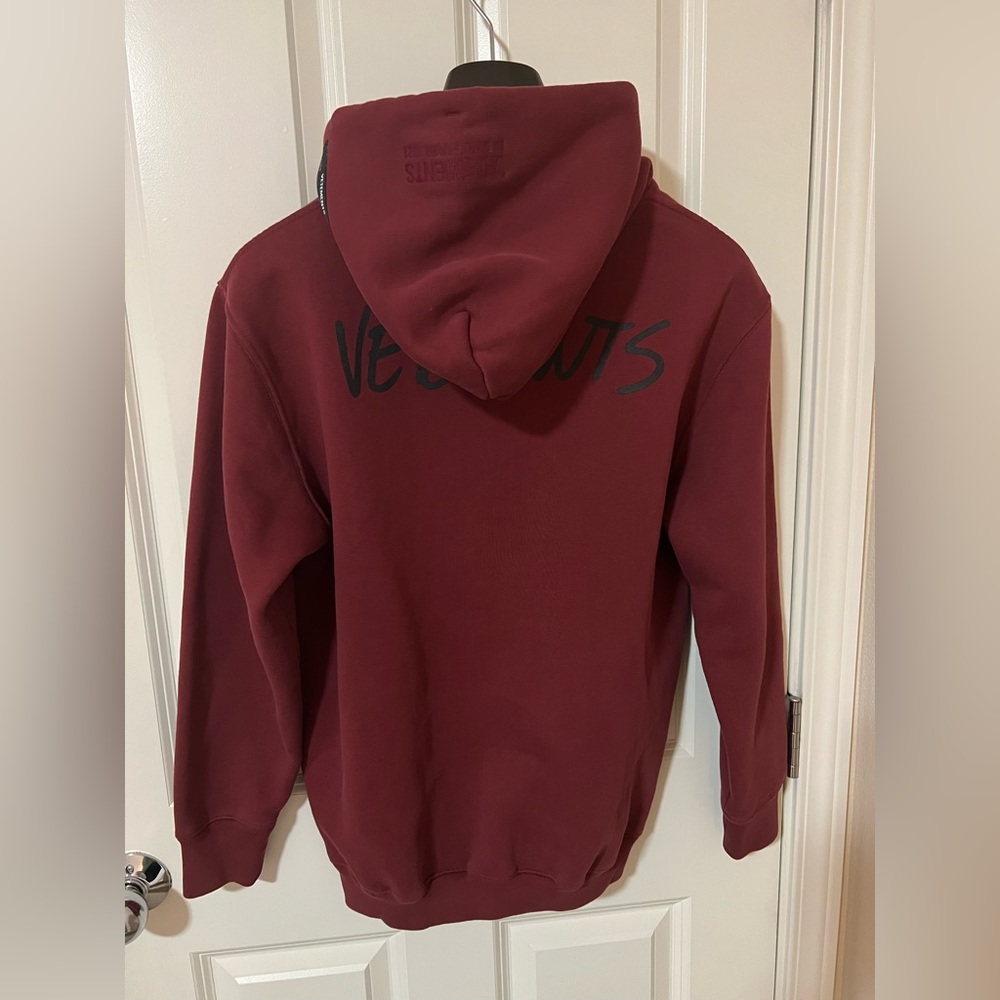 Unisex Vetements Logo Label Hoodie - Picture 5 of 12